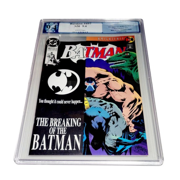 Batman #497 PGX 9.4 Bane Breaks Batman’s Back First Print DC Comics 1993  *READ* - Picture 4 of 9